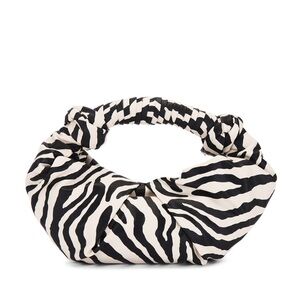 Simon Miller Black and White Zebra Print Shoulder Bag